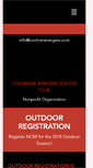 Mobile Screenshot of cochranerangers.com